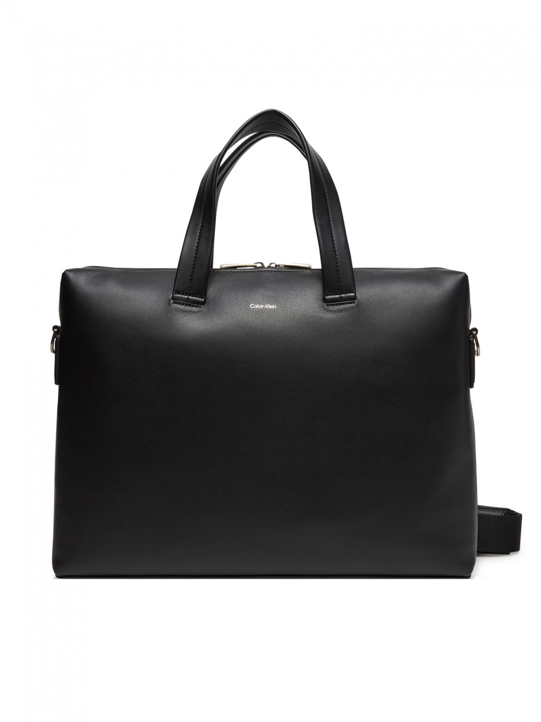 Calvin Klein Brašna na notebook Ck Premium Leather Laptop Bag K50K512939 Černá